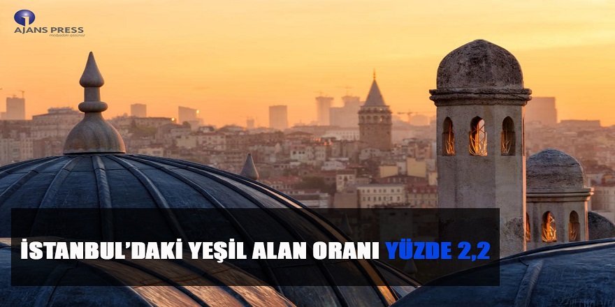 İstanbul!daki Yeşil Alan Oranı Yüzde 2,2