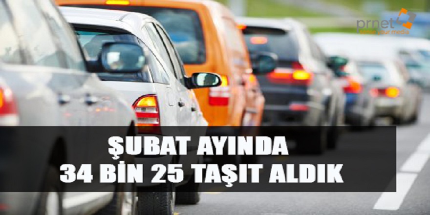 Şubat Ayında 34 Bin 25 Taşık Aldık