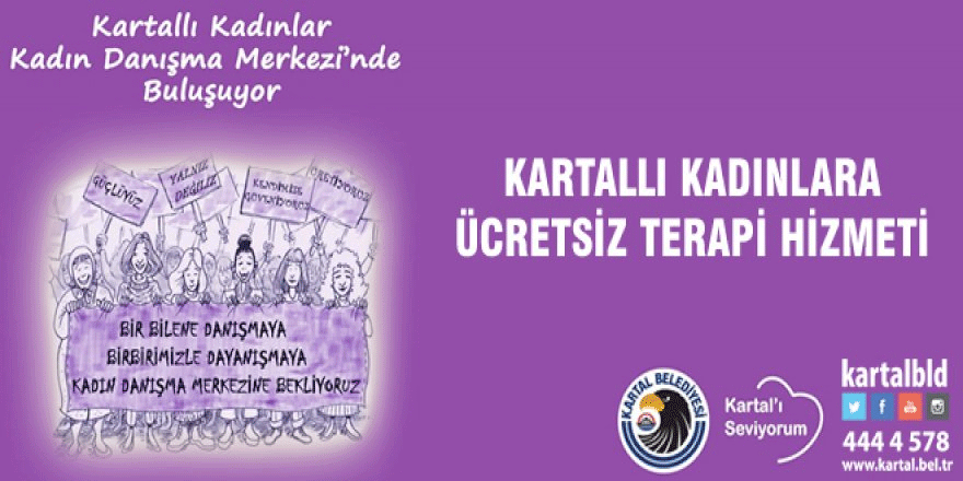 Kartallı Kadınlara Ücretsiz Terapi Hizmeti