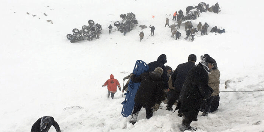 Van'da ikinci çığ faciası! Onlarca kişi kar altında kaldı! Çok sayıda ölü ve yaralı var