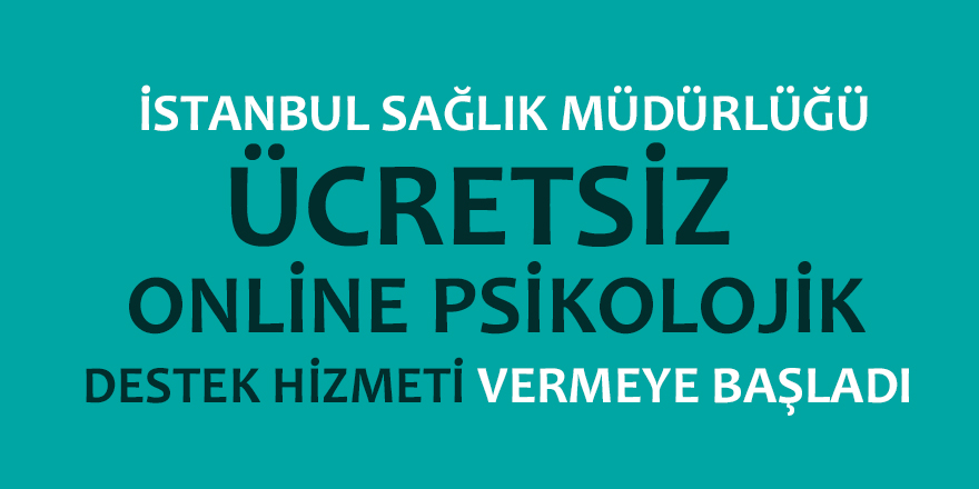 Koronavirüs Ücretsiz Online Psikolojik Destek Hattı