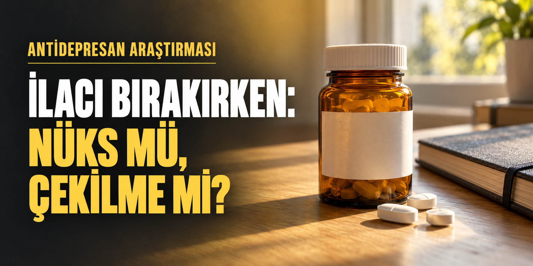 Antidepresanı Bırakırken Yaşanan Sıkıntı, Nüks Değil "Çekilme" Olabilir