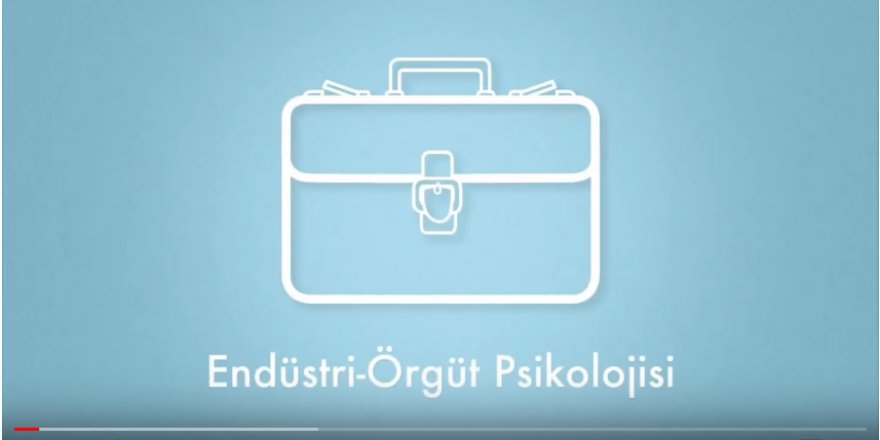 Endüstri ve Örgüt Psikolojisi Nedir?